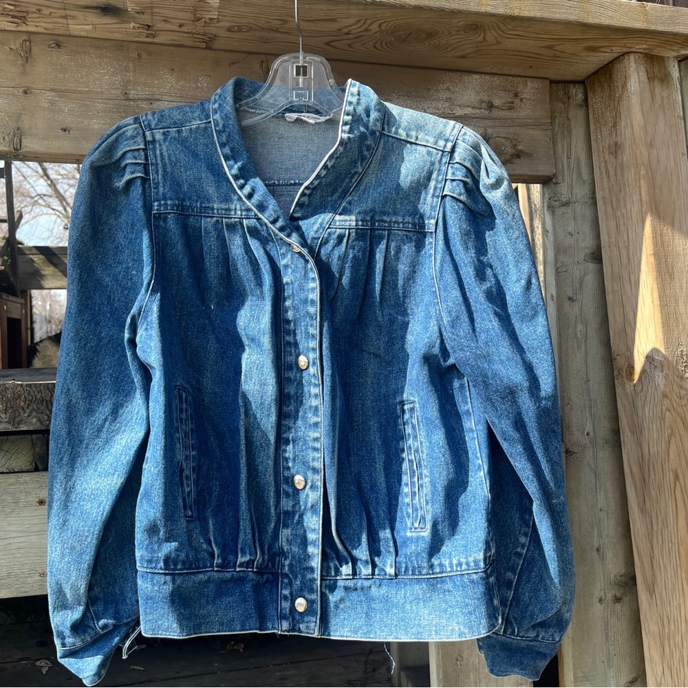 80’s Vintage Snap button denim jacket